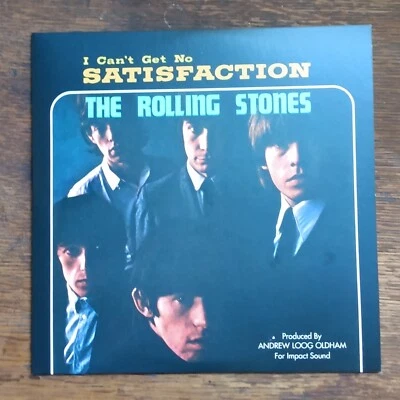 THE ROLLING STONES: I Can't Get No Satisfaction 7" Single NEW Picture Sleeve - Image 1 of 4