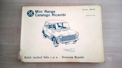 Innocenti Mini Minor 850 Mini Cooper 1000 Mk1 Mk2 Mk3 Catalogo Ricambi 1977 ITA - Immagine 1 di 4