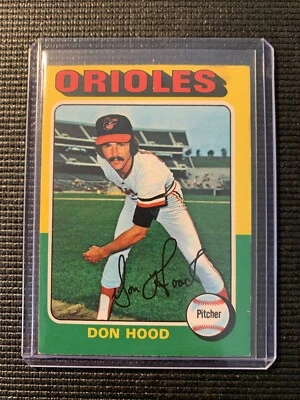 Don Hood Orioles 516 EX 1975 OPC Baseball - Image 1 of 2