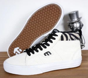 Etnies Womens Skate Shoes Kayson High Ws White Black Suede - Picture 1 of 3