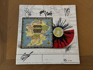 Less Than Jake - Uncharted - 250 - Half/Half W/ Black Splatter W/ Signed Print - Picture 1 of 3