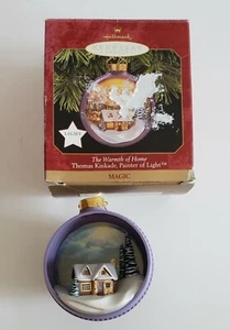 The Warmth Of Home Thomas Kinkade Ornament 1997 Magic Handcrafted - Bild 1 von 2