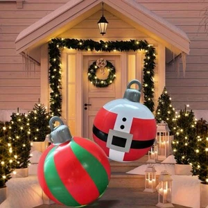 NEW Christmas Gifts Inflatable Ball Home Decoration Outdoor Christmas Balls Xmas - Picture 1 of 23