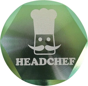 Molinillo de 4 partes Head Chef Hexellence 55 mm trituradora de hierbas trituradora de aluminio metal - Imagen 1 de 4