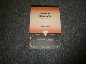 Microscopio manual de referencia iluminador esférico Bausch & Lomb 1951 - Imagen 1 de 5