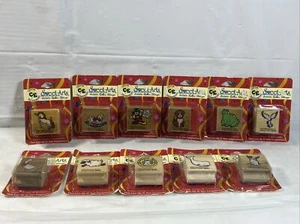 Center Enterprises 1995 Sweet-Arts (11 Artisitc Rubber Stamps) Discontinued NEW! - Picture 1 of 12