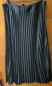 J. Crew Women's Gwyneth Pleated Slip Skirt Black Size Medium NWT - Classic - Picture 1 of 4