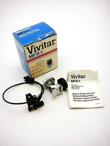 Vintage Vivitar MFS 1 Macro Flash Sensor Unit In Box Camera Photography - Picture 1 of 3