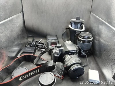 Canon 1000D + 2 Objektive + Blitz - Bild 1 von 4