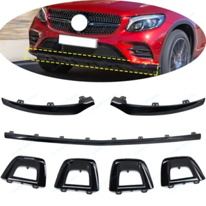 7x Front Bumper Cover Molding Trim For 2016-2019 Mercedes Benz GLC GLC250 220d - Picture 1 of 11