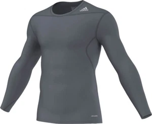 adidas Techfit Funktionsshirt Longsleeve blei-grau (D82059) Gr. XL - Bild 1 von 1