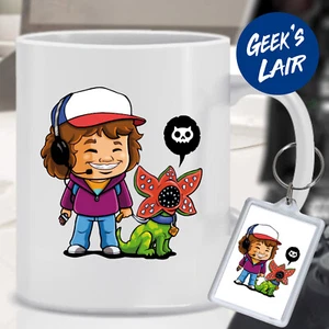 Stranger Things Mug • Dustin & Dart (D&D)• Dishwasher Safe • Great gift - Picture 1 of 2