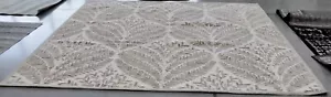 IVORY / BROWN 10' X 10' SQ Back Stain Rug, Reduced Price 1172757856 CPR208T-10SQ - Picture 1 of 4