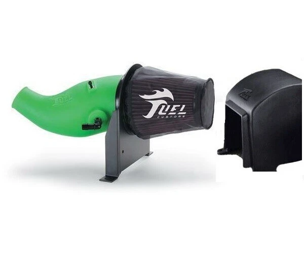 Fuel Customs Intake FCI Air Filter System Green with Air Box Kawasaki KFX450R - Image 1 of 1