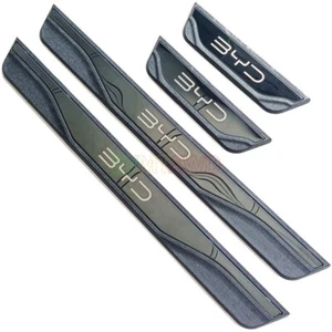 For BYD ATTO 3 EV Accessory 2025 Chrome Car Door Sill Scuff Plate Protector Trim - Picture 1 of 5