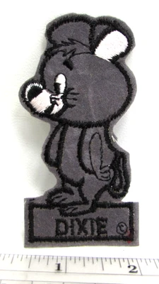Vintage Dixie Mouse Patch Anthropomorphic Cartoon Hanna Barbera Pixie Mr Jinks - Image 1 of 3