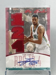 2007-08 FLEER HOT PROSPECTS STAT TRACKER TYSON CHANDLER Auto Patch /25 - Bild 1 von 2