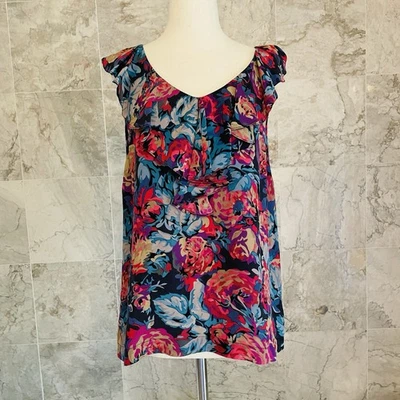 Anthropologie Moulinette Soeurs Beneath the Surface Silk Top 2 - Image 1 of 4