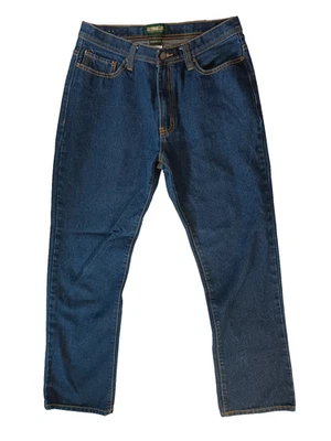 Pantalones de mezclilla clásicos lavados azul oscuro Outdoor Life para hombre 32 X 32 pulgadas sin etiquetas Foto 1 de 4