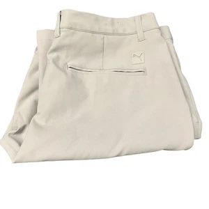 Pantalones de golf Puma para hombre 36x30 (37x30 REAL) Jackpot Performance gris claro - Imagen 1 de 12