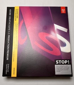 Adobe Creative Suite 5.5 Production Premium Student Teacher Edition Windows USA - Bild 1 von 17