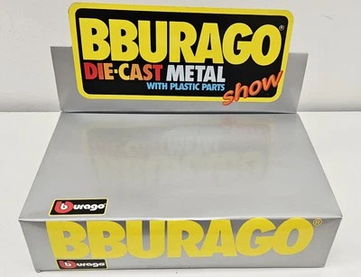 ESPOSITORE BBURAGO ITALIA DIE CAST SHOW - 1/43/24 -  ORIGINAL MINT - RARE - Immagine 1 di 4