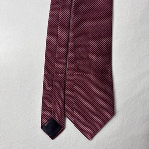 Brooks Brothers Silk Tie Red Geometric Preppy Business Luxury - Picture 1 of 9