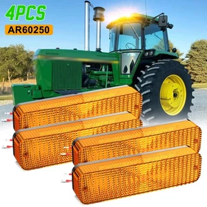 Faro intermitente de cabina ámbar LED de 4 piezas #AR60250 para tractor John Deere - Imagen 1 de 10