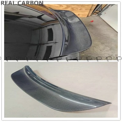 For Porsche Real Carbon Fiber 2006-2012 Boxster 987 Rear Wing Boot Trunk Spoiler - Image 1 of 4
