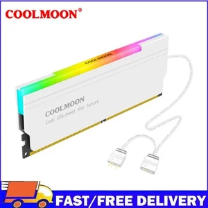 5V-3PIN ARGB Heat Spreader Cooler with Thermal Silicone Pad for Desktop Computer - Afbeelding 1 van 12