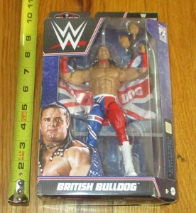 Figura de lucha libre WWE WWF Mattel British Bulldog Davey Boy Smith Elite Series 94 - Imagen 1 de 5