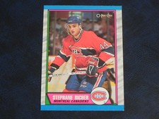 1989-90 O-Pee-Chee OPC #153 Stephane Richer Montreal Canadiens Pack Fresh MINT