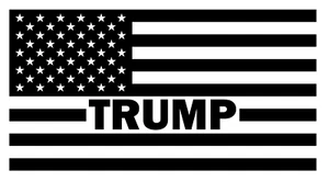 Calcomanía de vinilo bandera estadounidense Trump, pegatina de parachoques, automóvil, ventana, camión, caja de herramientas, etc. - Imagen 1 de 5