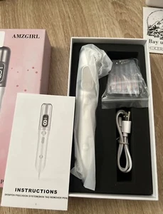 Electric Laser Plasma Mole Removal Pen Dark Spot Remover Skin Wart Tag Tattoo #1 - Picture 1 of 9