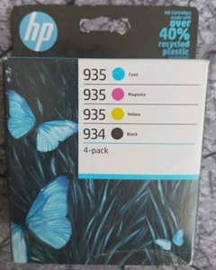 Original HP 934 Schwarz + 935 Farbig 6ZC72AE Tintenpatronen - MHD: OCT-2022 - Zdjęcie 1 z 6