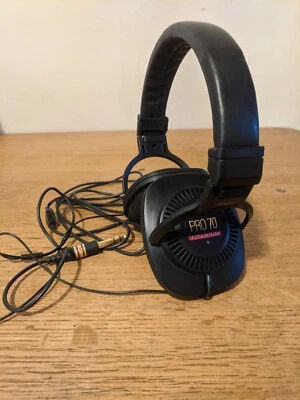 Auriculares Realistic pro-70 Titanium 1/4" - Auriculares Top-the-line 1989 vintage Foto 1 de 4
