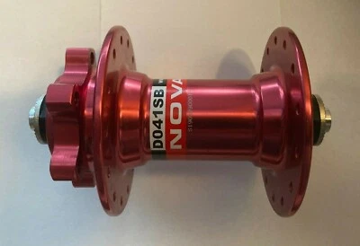 Novatec Red Front 28 Holes Hub D041SB for MTB Disc (100x5mm) - 2 Bearings - Image 1 of 3