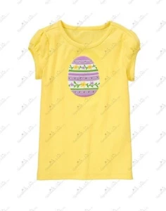 Gymboree vintage 2012 DAFFODIL GARDEN Easter Egg Tshirt TOP 5 NWT - Picture 1 of 2
