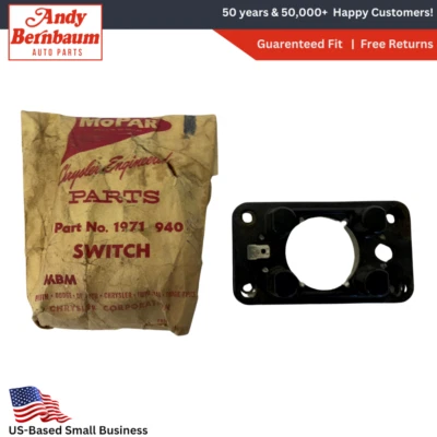 Interruptor de contacto de bocina de dardo Dodge Plymouth Desoto Adventurer 1960-1962 1971940 nuevo en stock Foto 1 de 4