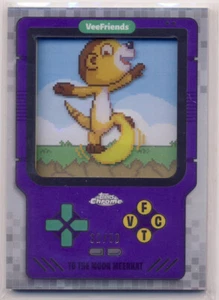 2025 VeeFriends Chrome Nintendo Game On! Inserto púrpura Go-6 suricata 32/50 - Imagen 1 de 2