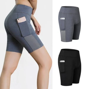 Women's Push Up High Waist Yoga Shorts Ruched Sports Pants Casual Gym Workout - Picture 1 of 18