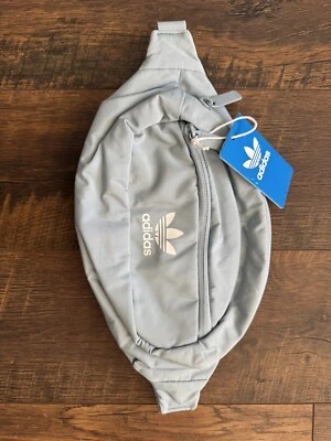 Adidas Originals национальный талии сумка Fanny упаковка пепла серый синий новый с Ярлыками - Изображение 1 из 4