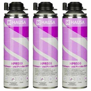 Limpiador de Espuma y Pistolas de PU para Pistolas de Espuma de PU 3x 500ml HPR500 - Imagen 1 de 6