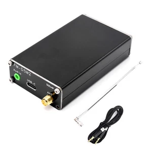 FM-D5W2 5V 0.5W FM Transmitter 76MHz-108MHz LCD Display Stereo Audio w/ Antenna - Zdjęcie 1 z 11