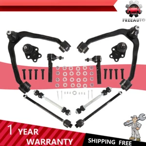 10pcs FIT 99-06 Chevy Silverado 1500 RWD Front Upper Control Arms Sway Bars Kit - Picture 1 of 13