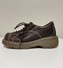 Dr. Martens DAISY Leather Oxford 12283 Brown Chunky Platform Y2K Women’s 7
