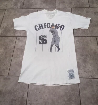 Camiseta de los Medias Blancas de Nuez moscada de una sola puntada años 80 90 Foto 1 de 4