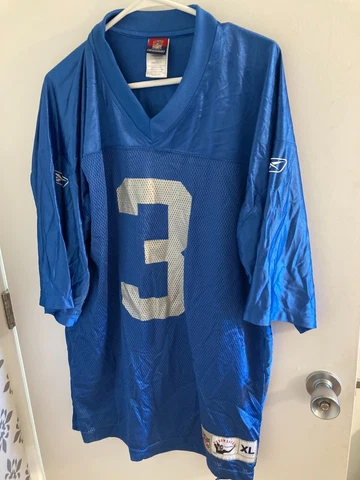 #3 Harrington blue football Detroit Lions    NFL  jersey Adult XL NEW Cover