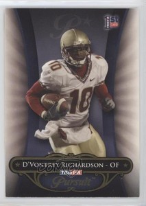 2010 TRISTAR Pursuit Gold /50 D'Vontrey Richardson (Square Around Number) #35.2
