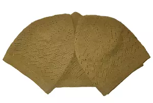 Lot 10x1 Dark Beige Turkish Quality Kufi/Skull Cap/NAMAZ TOPI/Salah/ TOPI/Muslim - Picture 1 of 2